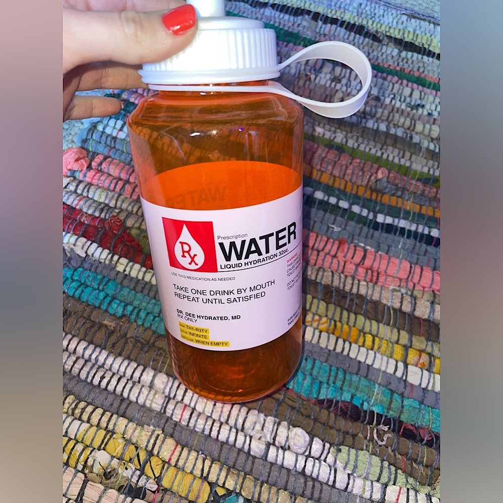 Spencer’s Funny RX Water Bottle NWOT